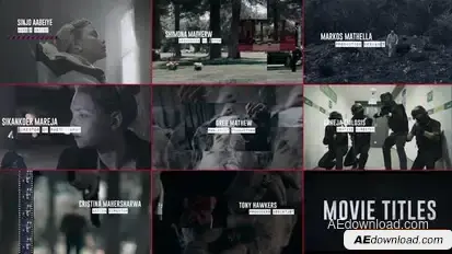 Movie Title | Film Credits Openers template preview