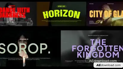 Movie Titles Openers template preview