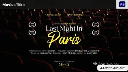 Movie Titles | V2 Titles template preview
