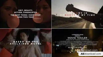 Movie Trailer Openers template preview