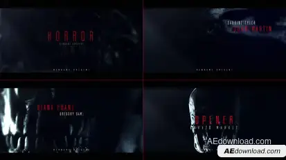 Movies Titles Openers template preview