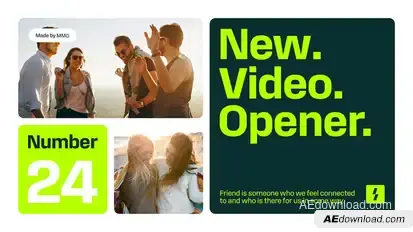 Multi Frame Intro Openers template preview