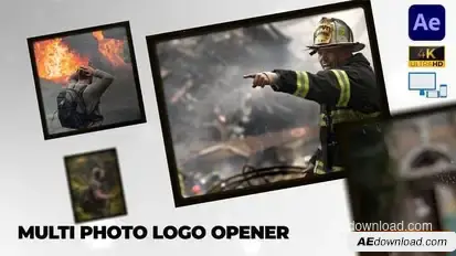 Multi Photo Logo Opener Openers template preview