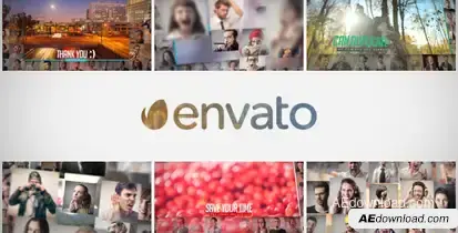 Multi Photo Slideshow Video Displays template preview