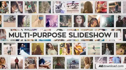 Multi-Purpose Slideshow II Video Displays template preview