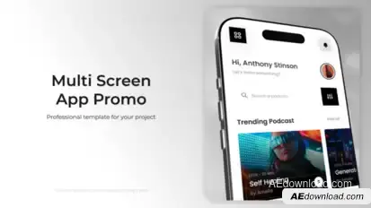 Multi Screen App Promo Product Promo template preview