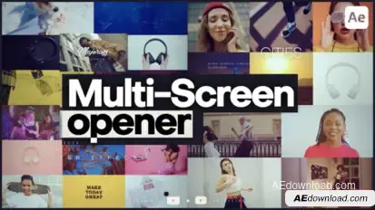 Multi-Screen Opener Openers template preview
