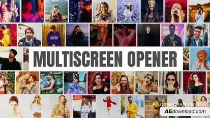 Multi Screen Opener I Mosaic Intro Openers template preview