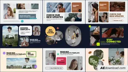 Multi Screen Pack Video Displays template preview