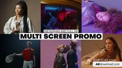 Multi Screen Promo Openers template preview