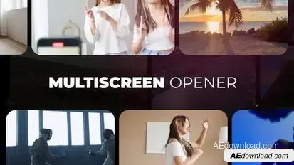 Multi Screen Slideshow Openers template preview