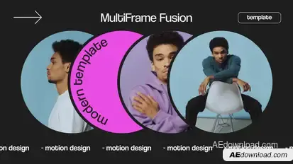 MultiFrame Fusion Video Displays template preview