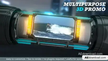 Multipurpose 3D Promo Openers template preview