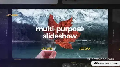 Multipurpose Slideshow / Travel Journey Opener / Memories Photo Album / Positive Gallery Video Displays template preview