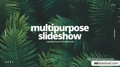 Multipurpose Slideshow / Dynamic Opener / Positive Photo Album / Travel and Journey Openers template preview