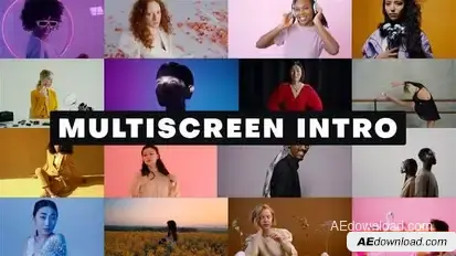 Multiscreen Intro Openers template preview
