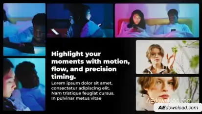Multiscreen Intro Openers template preview