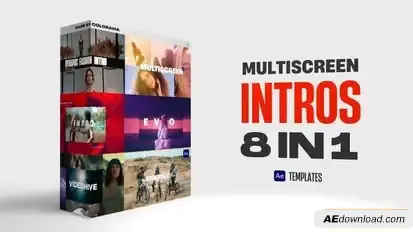 Multiscreen Intros Pack Openers template preview