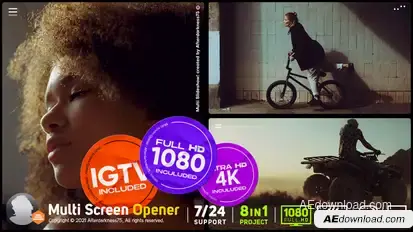 Multiscreen Opener Openers template preview