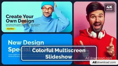 Multiscreen Opener Split Screen Slideshow Openers template preview