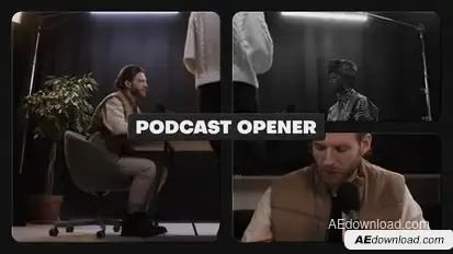 Multiscreen Podcast Opener Openers template preview