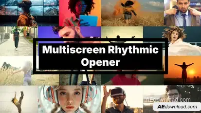 Multiscreen Rhythmic Opener Openers template preview