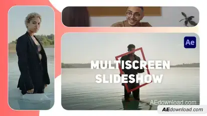 Multiscreen Slideshow Video Displays template preview