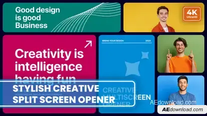 Multiscreen Slideshow Video Displays template preview