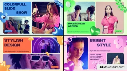 Multiscreen Slideshow Openers template preview