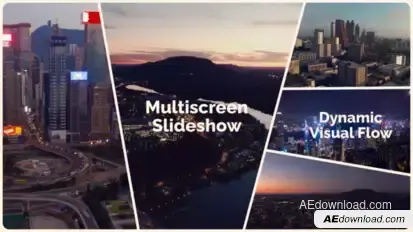 Multiscreen Slideshow Video Displays template preview