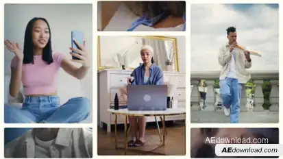 Multiscreen Slideshow Openers template preview