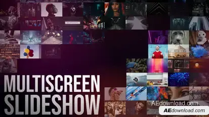 Multiscreen Slideshow || After Effects Infographics template preview