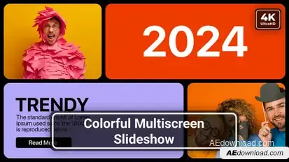 Multiscreen Slideshow Beautiful Video Displays template preview
