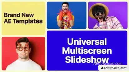 Multiscreen Slideshow Collective Openers template preview