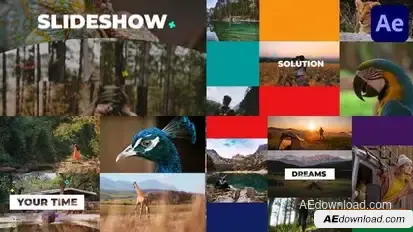 Multiscreen Slideshow for After Effects Openers template preview