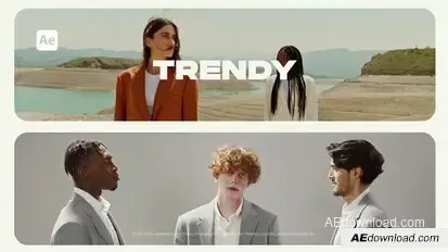 Multiscreen Slideshow Opener Video Displays template preview