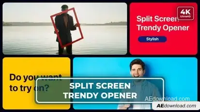 Multiscreen Slideshow Opener | Split Screen Openers template preview