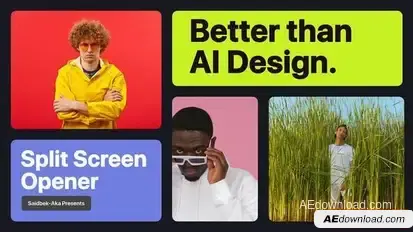 Multiscreen Slideshow | Perfect Dynamic Opener Split Screen Openers template preview