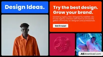 Multiscreen Slideshow Pure Video Displays template preview