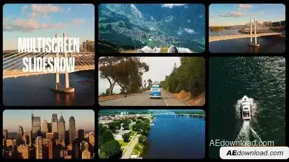 Multiscreen Slideshow | Split Screen Gallery Openers template preview