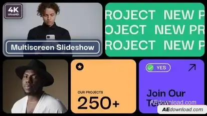 Multiscreen Slideshow Stunning Openers template preview