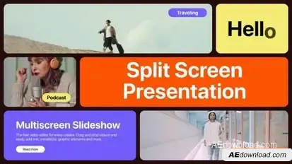 Multiscreen Slideshow Trendy Openers template preview