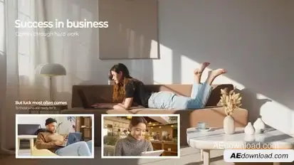 Multiscreen Split Slideshow Openers template preview