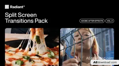 Split Screen Transition Elements template preview