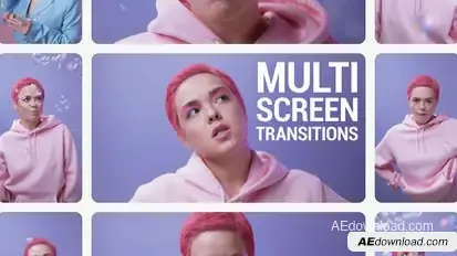 Multiscreen Transitions Elements template preview
