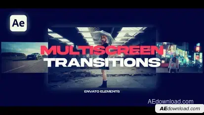 Multiscreen Transitions Elements template preview
