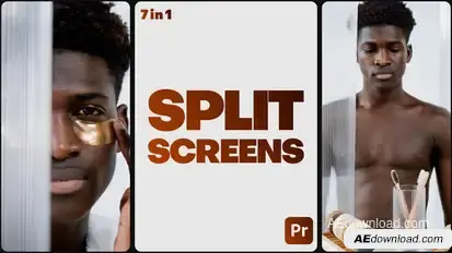 Split Screen Transitions Elements template preview
