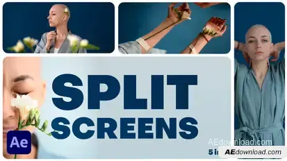 Split Screen Transitions Elements template preview
