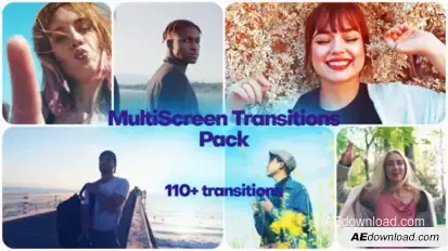 Multiscreen Transitions Pack Elements template preview
