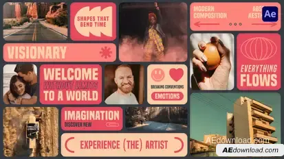 Multiscreen Typo Logo Intro Openers template preview